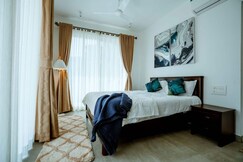 Super Cozy 1bhk Apartment in Calangute Gym Pool