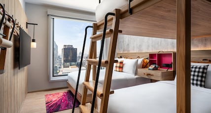 Moxy Bangkok Ratchaprasong Room Type - MOXY LOFT for 3 Person Only - Additional Person needs to pay extra Moxy Bangkok Ratchaprasong Room Type - MOXY LOFT for 3 Person Only - Additional Person needs to pay extra