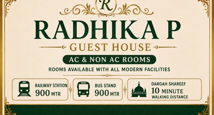 Radhika P Guest House Room Type - STANDARD DOUBLE BED ROOM NON AC