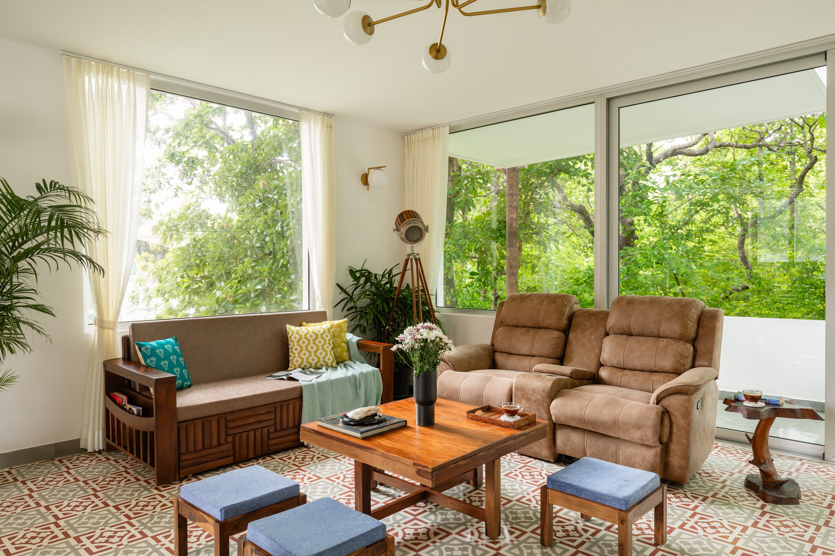 El Rosario in Reis Magos - 2BHK | Private pool & Forest View (101) - Tap to explore photos
