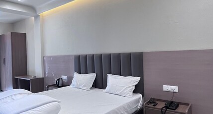 RAJAT HOTEL & RESTAURANT Room Type - Deluxe Room with City View Double Bed Balcony