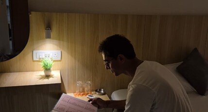 sukoon eat & stay Room Type - Luxurious rooms with floating bed, feel like yahee to Sukoon hai