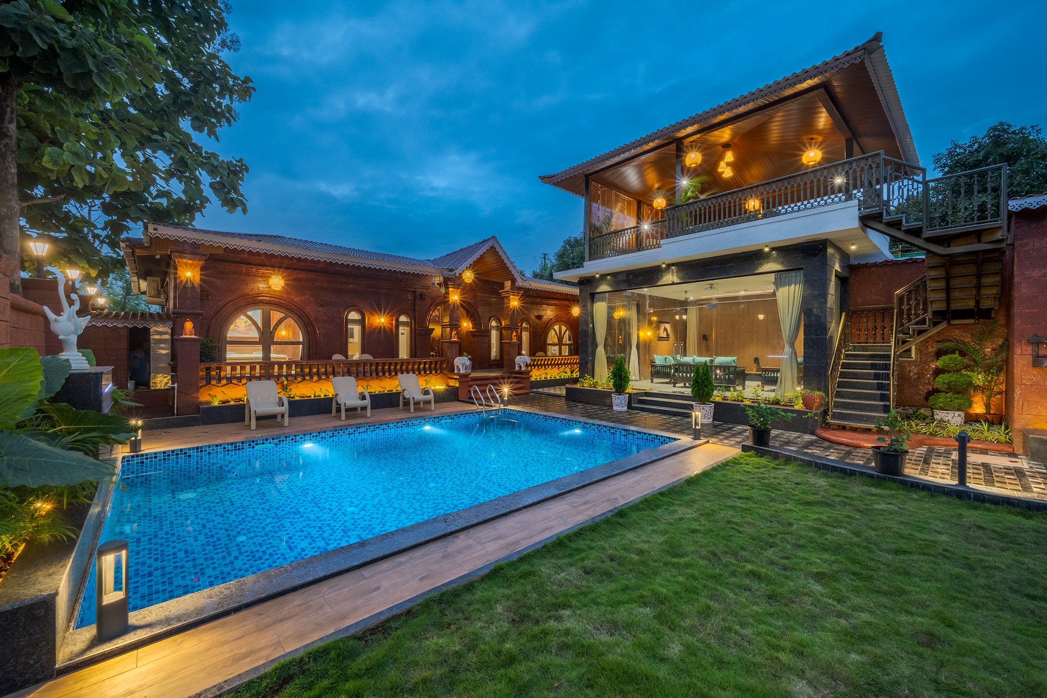 SaffronStays Tulja Farms - Tap to explore photos