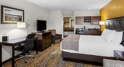 Best Western of Harbor Springs Room Type - 1 King Bed, Non-Smoking, High Speed Internet Access, Refrigerator, Coffee Maker, Iron And Ironing Bo Best Western of Harbor Springs Room Type - 1 King Bed, Non-Smoking, High Speed Internet Access, Refrigerator, Coffee Maker, Iron And Ironing Bo