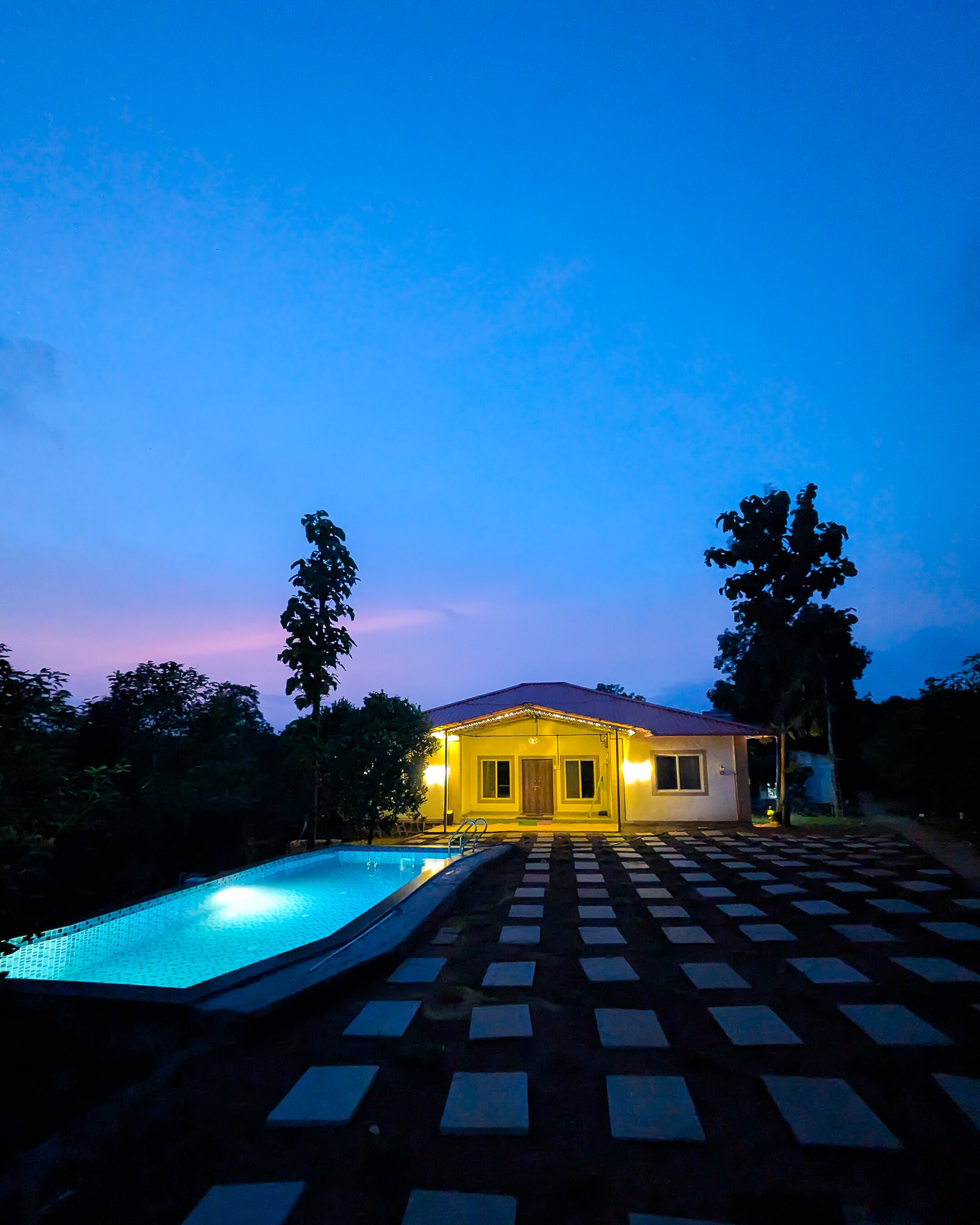 Farm Tales-4BR villa w/ Private pool near Mumbai - Tap to explore photos