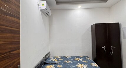 Females Only  clean   decent Room in a 3bhk flat Room Type - Bedroom 2