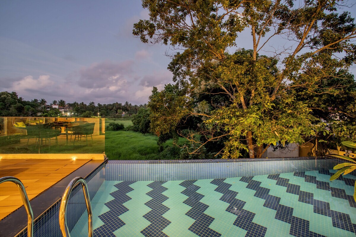 Villa with paddy field view | 4 BHK | Near Anjuna - Tap to explore photos
