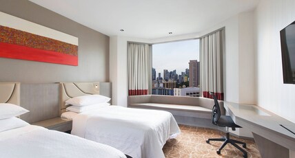 Four Points by Sheraton Singapore, Riverview Room Type - Guest room, 2 Twin