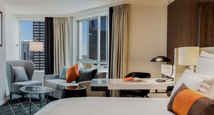 Swissotel Sydney Room Type - Swiss Select Twin Plus Sofa Room, 2 Double Beds Plus Sofa Swissotel Sydney Room Type - Swiss Select Twin Plus Sofa Room, 2 Double Beds Plus Sofa