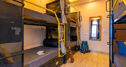 The Hosteller Chakrata Room Type - Bed in 6 Bed Mixed Dormitory with Balcony and Mountain View