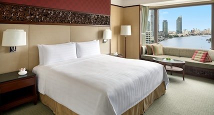 Shangri-La Hotel Bangkok Room Type - Shangri-La Wing Deluxe River View 1 King Shangri-La Hotel Bangkok Room Type - Shangri-La Wing Deluxe River View 1 King