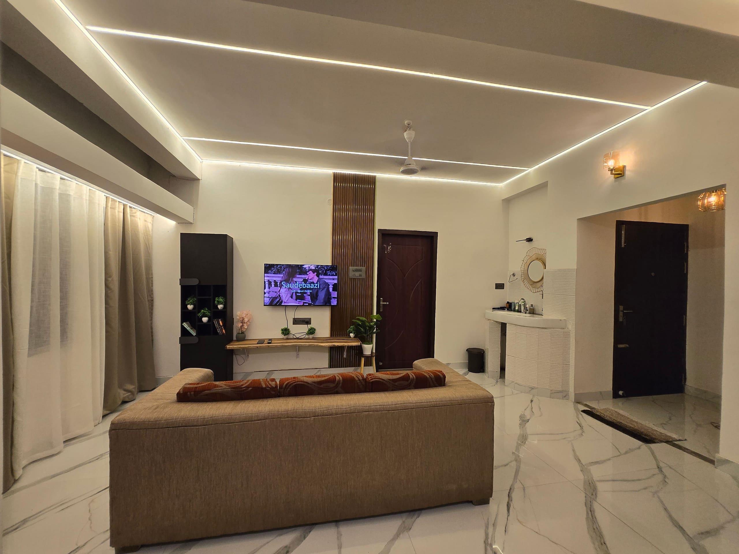 Spacious Family Apartment Behind Iskcon Temple - Tap to explore photos