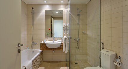 Oaks Liwa Heights Hotel Apartments Room Type - Premier One Bedroom Suite Oaks Liwa Heights Hotel Apartments Room Type - Premier One Bedroom Suite