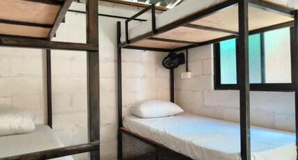 12 Monks Hostel Arambol Goa Room Type - Bed in 6-Bed Mixed Dormitory Room with common washroom