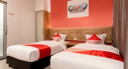 Hotel O Festive Inn Room Type - Indonesia Deluxe Twin