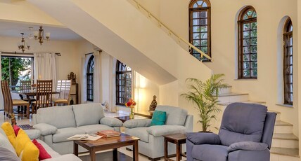 Spectacular Spaces|Riveranda 4bhk villa, Special Kids room,Lawn Sitting Are, Pvt Pool Nerul Candolim Room Type - Riveranda 4BHK Private Pool Villa  by Spectacular Spaces