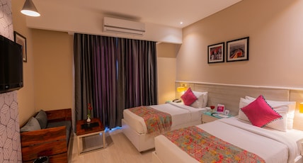 Regenta Inn Jaipur Room Type - Deluxe Twin Room - Enjoy Happy Hour 1+1 Mocktail timing 11am -7 pm Regenta Inn Jaipur Room Type - Deluxe Twin Room - Enjoy Happy Hour 1+1 Mocktail timing 11am -7 pm