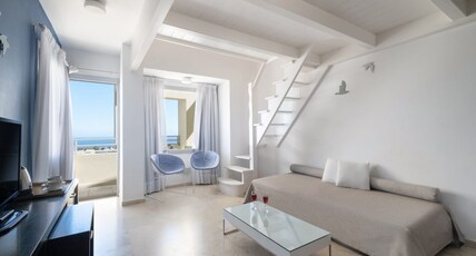 The Majestic Hotel, Santorini in Fira Room Type - Maisonette with East Sea View The Majestic Hotel, Santorini in Fira Room Type - Maisonette with East Sea View
