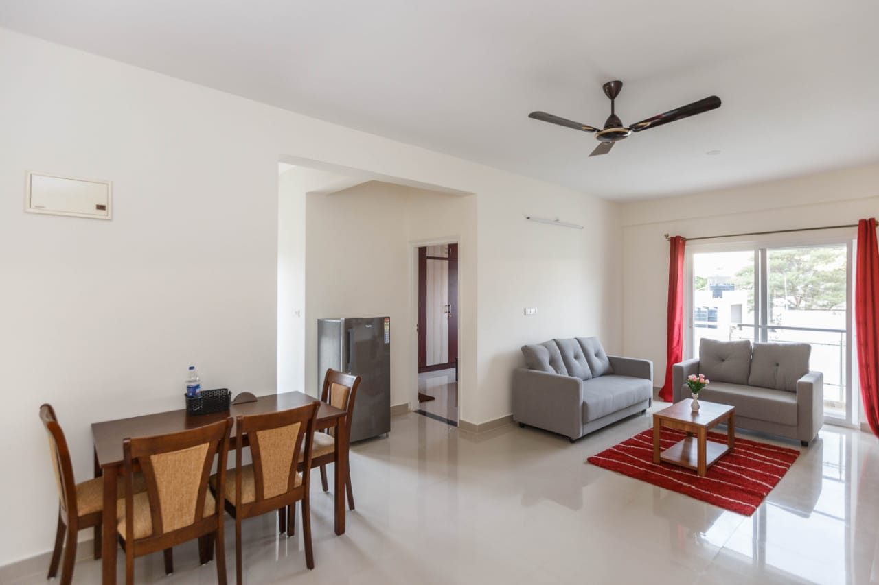 Misty Blue | Entire 2 BHK Serviced Apartment - Tap to explore photos