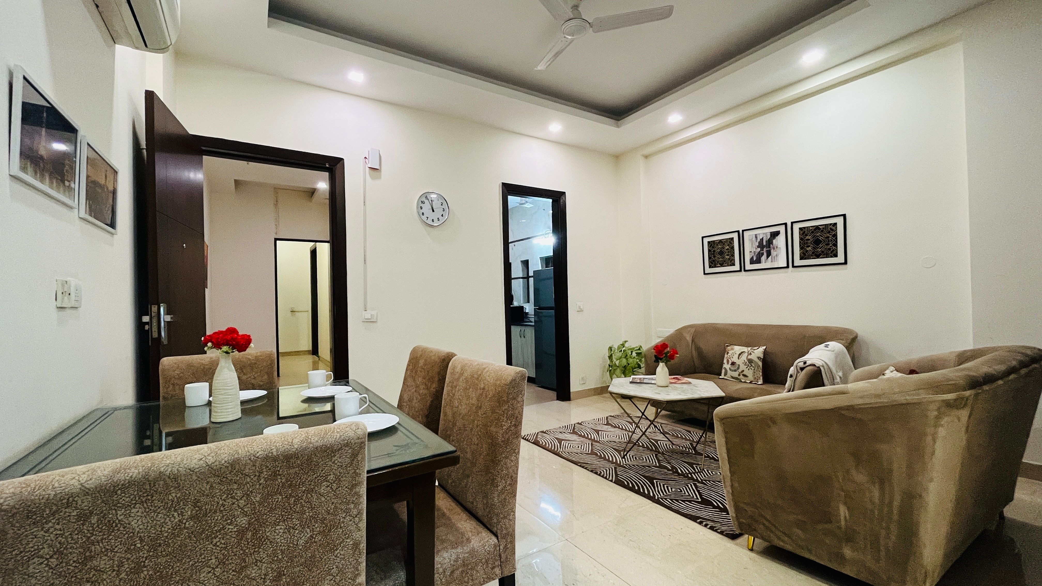 Entire 2BHK Apartment by Bluo at Cyber City - Tap to explore photos