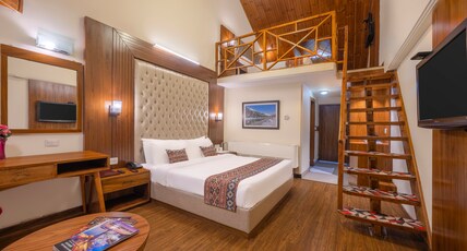Snow Valley Resorts & Spa (A Centrally Heated Mountain Side Resorts ) Room Type - Family Duplex Room