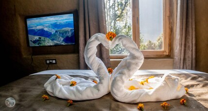 Basho Mud -Stone Huts Manali Room Type - Deluxe Room