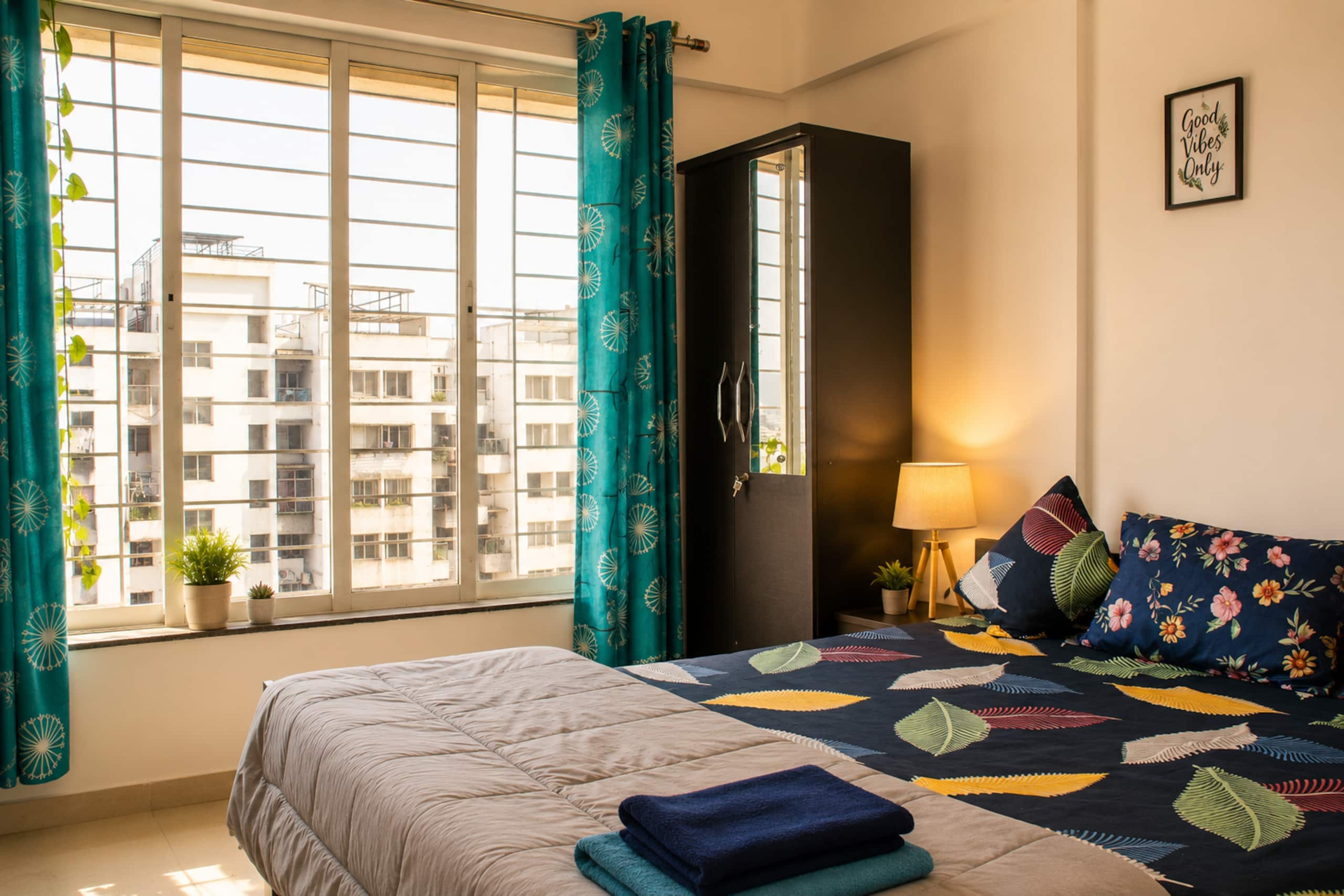 Skyline Homestay AC Bedrom EXT Wshrom Shared 2BHK - Tap to explore photos