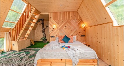 The natureview A shaped tree cottage Room Type - Bedroom 2