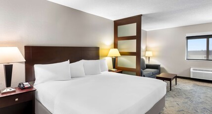 Best Western Oswego Hotel Room Type - Suite-1 King Bed, Non-Smoking, Microwave And Refrigerator, Keurig Coffee Maker, Sofabed, Full Breakf Best Western Oswego Hotel Room Type - Suite-1 King Bed, Non-Smoking, Microwave And Refrigerator, Keurig Coffee Maker, Sofabed, Full Breakf