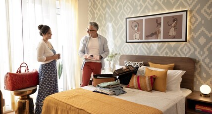 Priya Living Flower Valley Sohna Road Room Type - Premium 1 BHK Room with Private Balcony and Air Purifier