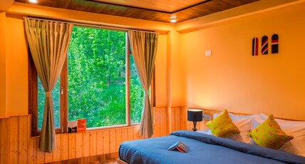 Zostel Manali (Vashisht) Room Type - Deluxe Quad Room (with Attic)