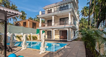 Villa Calangute Phase 10 - 9BHK family mansion with private Pool Room Type - Villa Calangute Phase 10