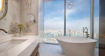 Ciel Dubai Marina, Vignette Collection by IHG Room Type - 1 Bedroom Suite High Floor Luxury Bath View Lounge Access. Ciel Dubai Marina, Vignette Collection by IHG Room Type - 1 Bedroom Suite High Floor Luxury Bath View Lounge Access.