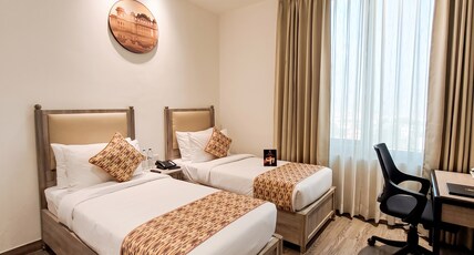 Rhythm Gurugram, Hotel & Suites, Sohna Road Room Type - Deluxe Suite Twin Bed