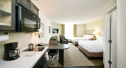 Candlewood Suites LAFAYETTE, an IHG hotel Room Type - 2 Queen Studio Suite Mobility Accessible Roll in Shower Candlewood Suites LAFAYETTE, an IHG hotel Room Type - 2 Queen Studio Suite Mobility Accessible Roll in Shower