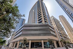 ELIVAAS Curated Stylish 1BHK in Downtown, Dubai