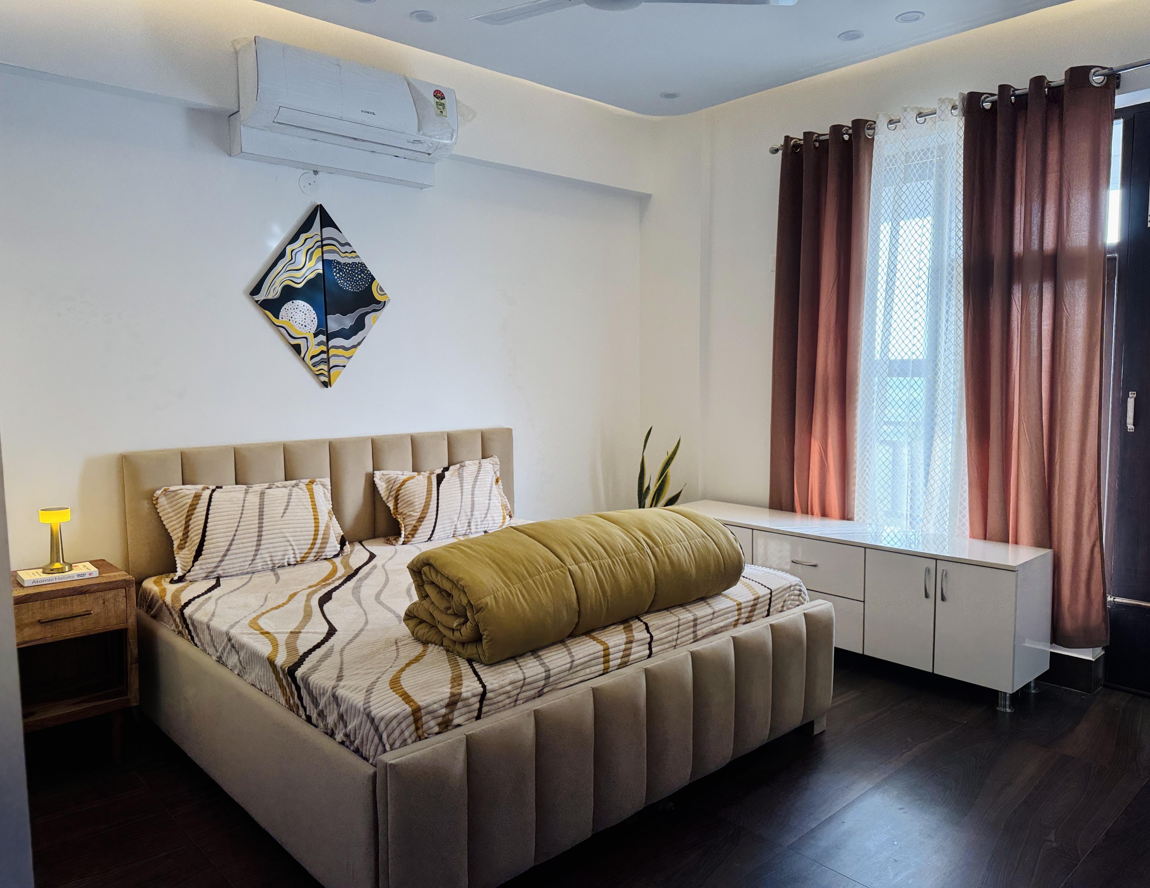 Sky-High Aravalli Oasis : 3BR Luxe w/ scenic views - Tap to explore photos