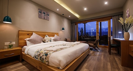 The Bodhi Tree, Ladakh Room Type - Super Deluxe Room with Mountain View - Central heating and cooling facility The Bodhi Tree, Ladakh Room Type - Super Deluxe Room with Mountain View - Central heating and cooling facility