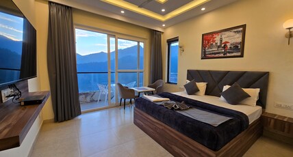 Hotel Divshikha Room Type - Deluxe Room | Balcony and Valley View | NON-AC
