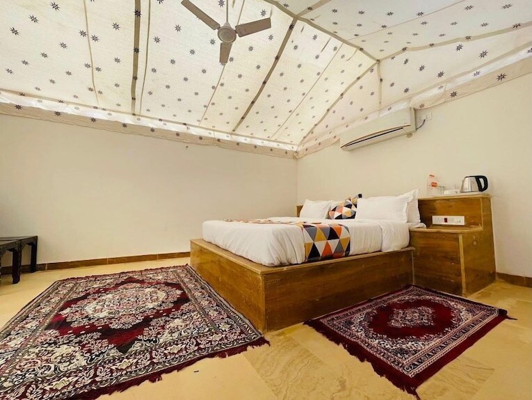 Surya Bagh desert camp - Tap to explore photos