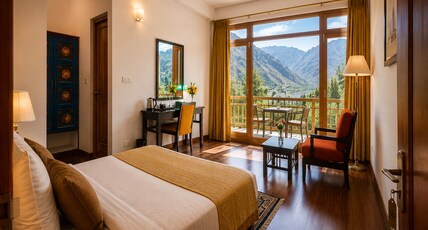 The Apricot Tree Hotel Room Type - Premium Balcony River View Room