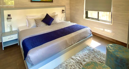 Shalom Backpackers Rishikesh | Rooms & Dorms Room Type - Private Deluxe Double room with Ganges view and attached bathroom Shalom Backpackers Rishikesh | Rooms & Dorms Room Type - Private Deluxe Double room with Ganges view and attached bathroom