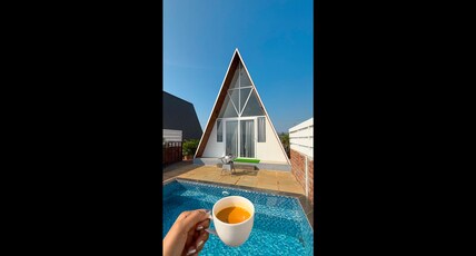 Waterrock Bhor Room Type - A Frame Cabin with Plunge Pool
