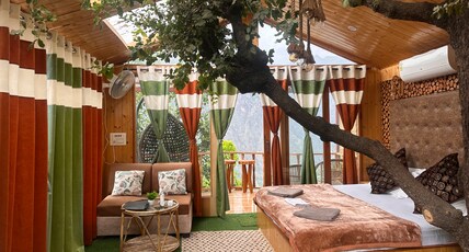 Royal Himalayan Tree House Room Type - Semi glass  with jacoozi tree house