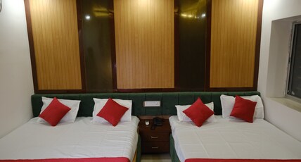 Hotel Golden Continental Deoghar Room Type - Premium Deluxe one King size and one queen size Bed ( TWIN beds)