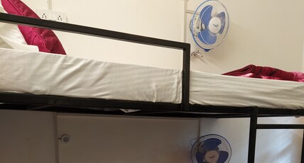 Moustache Khajuraho Room Type - 4 Beds Mixed Non AC Dorm with Shared Bathroom