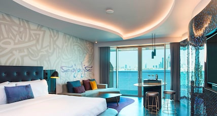 W Dubai - The Palm Room Type - Fabulous Room Guest room, 2 Double, Ocean view, Balcony W Dubai - The Palm Room Type - Fabulous Room Guest room, 2 Double, Ocean view, Balcony