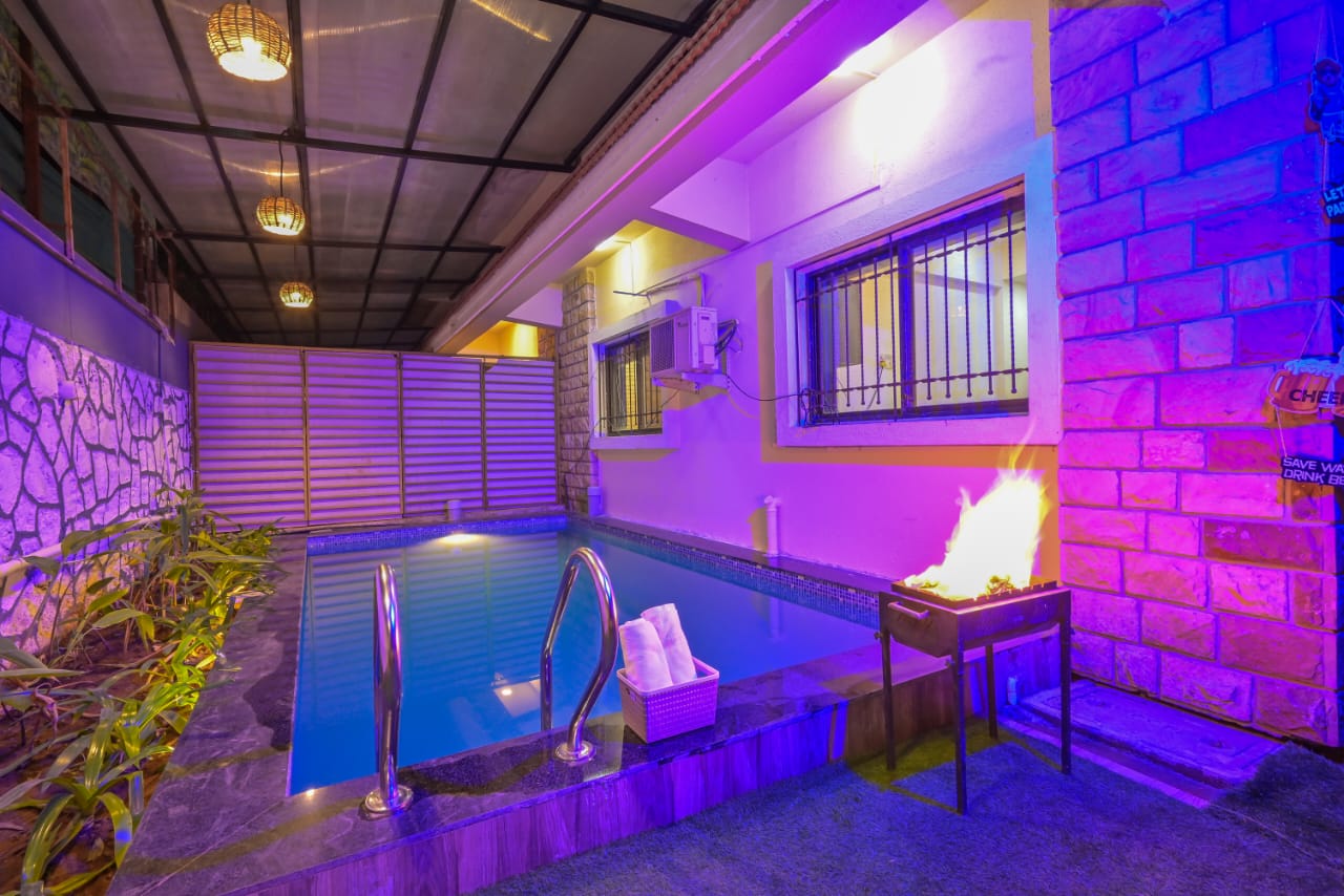 Taos Villa 3BHK with Pvt Pool By Staymatic Villa's - Tap to explore photos