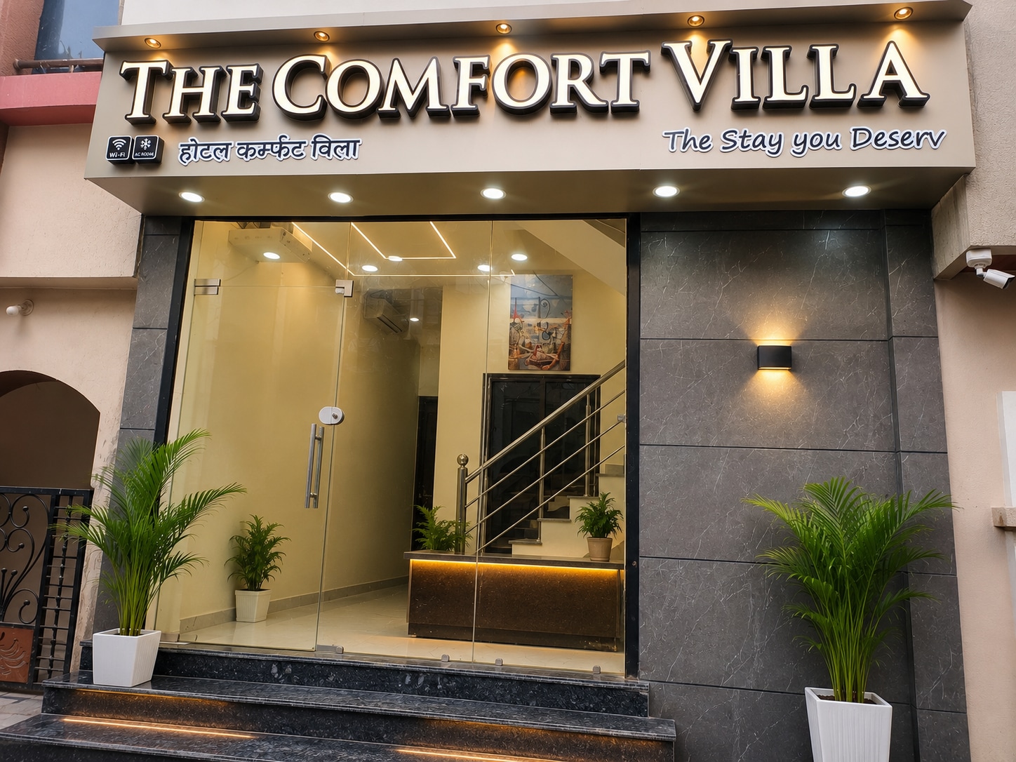 Hotel The Comfort Villa - Tap to explore photos