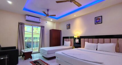 HOTEL LAHARI PURI Room Type - Deluxe Triple Bed AC Room